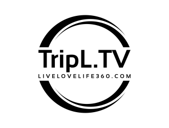 TripL.TV and LiveLoveLife360.com logo design by p0peye