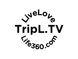TripL.TV and LiveLoveLife360.com logo design by hopee