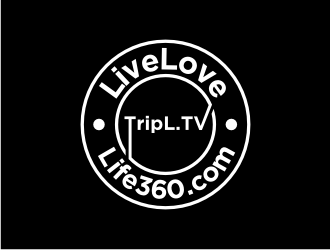 TripL.TV and LiveLoveLife360.com logo design by hopee