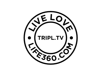 TripL.TV and LiveLoveLife360.com logo design by hopee