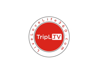 TripL.TV and LiveLoveLife360.com logo design by Barkah