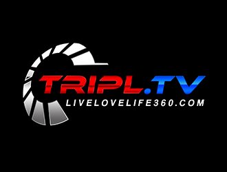 TripL.TV and LiveLoveLife360.com logo design by 3Dlogos