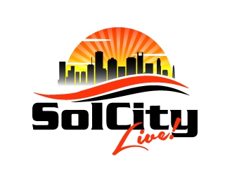 SolCity Live!  logo design by AamirKhan