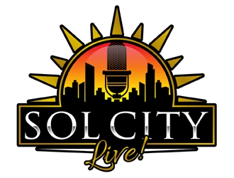 SolCity Live!  logo design by MAXR