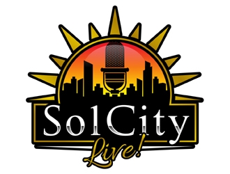 SolCity Live!  logo design by MAXR