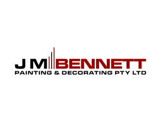 J M Bennett Painting & Decorating Pty Ltd logo design by p0peye