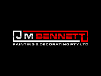 J M Bennett Painting & Decorating Pty Ltd logo design by Msinur