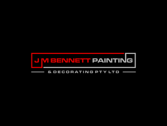 J M Bennett Painting & Decorating Pty Ltd logo design by menanagan