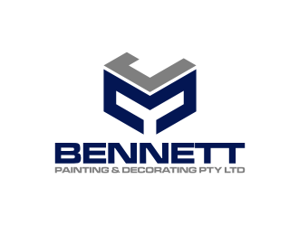J M Bennett Painting & Decorating Pty Ltd logo design by hopee