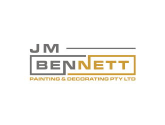 J M Bennett Painting & Decorating Pty Ltd logo design by asyqh