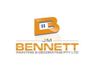 J M Bennett Painting & Decorating Pty Ltd logo design by uttam