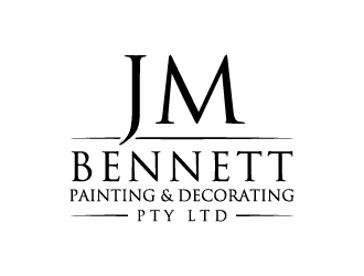J M Bennett Painting & Decorating Pty Ltd logo design by treemouse