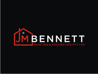J M Bennett Painting & Decorating Pty Ltd logo design by amsol