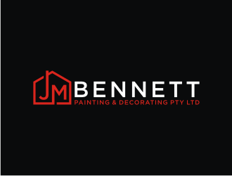J M Bennett Painting & Decorating Pty Ltd logo design by amsol