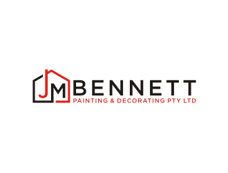 J M Bennett Painting & Decorating Pty Ltd logo design by amsol