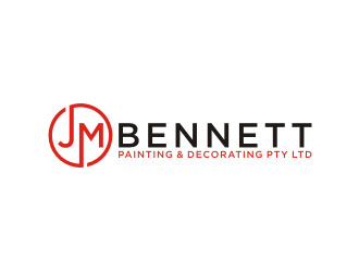 J M Bennett Painting & Decorating Pty Ltd logo design by amsol