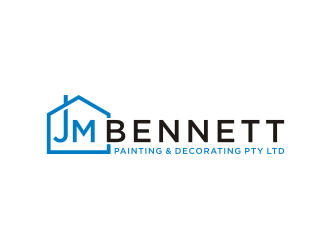 J M Bennett Painting & Decorating Pty Ltd logo design by amsol