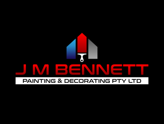 J M Bennett Painting & Decorating Pty Ltd logo design by ingepro