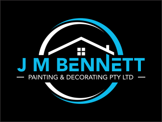 J M Bennett Painting & Decorating Pty Ltd logo design by ingepro