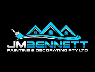 J M Bennett Painting & Decorating Pty Ltd logo design by daywalker