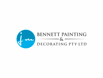J M Bennett Painting & Decorating Pty Ltd logo design by y7ce