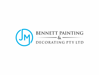 J M Bennett Painting & Decorating Pty Ltd logo design by y7ce