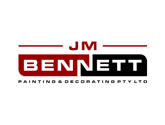 J M Bennett Painting & Decorating Pty Ltd logo design by Zhafir