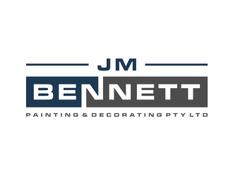 J M Bennett Painting & Decorating Pty Ltd logo design by Zhafir