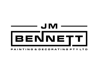 J M Bennett Painting & Decorating Pty Ltd logo design by Zhafir