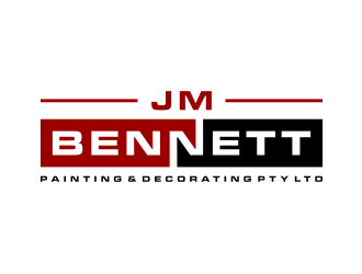 J M Bennett Painting & Decorating Pty Ltd logo design by Zhafir