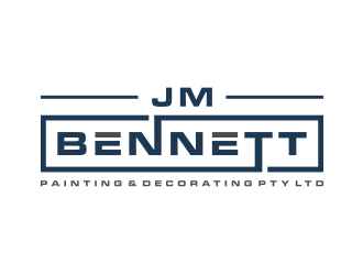 J M Bennett Painting & Decorating Pty Ltd logo design by Zhafir
