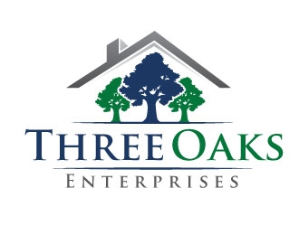 Three Oaks Enterprises logo design by REDCROW