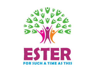 ESTHER For Such A Time As This logo design by golekupo