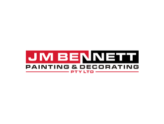 J M Bennett Painting & Decorating Pty Ltd logo design by johana