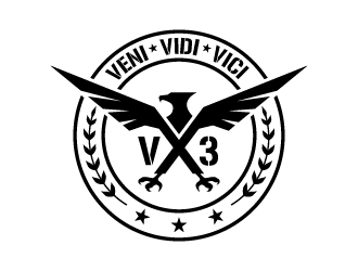 VX3 logo design by sanu