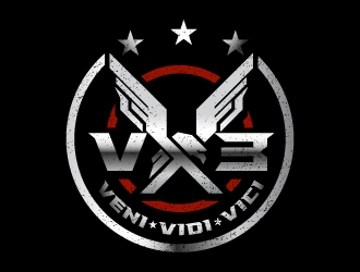 VX3 logo design by dasigns