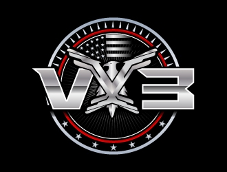 VX3 logo design by uttam