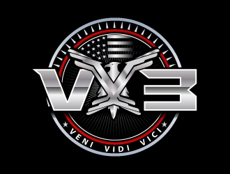 VX3 logo design by uttam