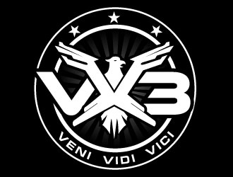 VX3 logo design by uttam