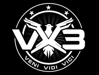 VX3 logo design by uttam