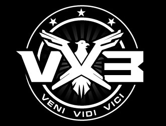 VX3 logo design by uttam