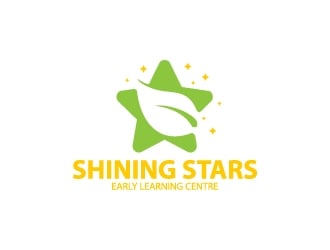 Shining Stars Early Learning Centre logo design by wongndeso
