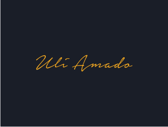 Uli Amado logo design by Susanti