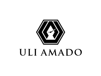 Uli Amado logo design by evdesign