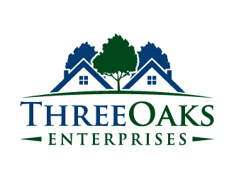 Three Oaks Enterprises logo design by akilis13