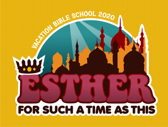 ESTHER For Such A Time As This logo design by coco