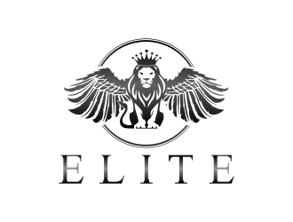 Elite logo design by giphone