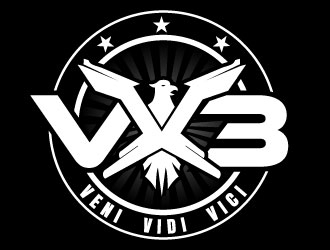 VX3 logo design by uttam