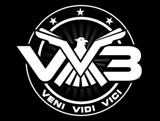 VX3 logo design by uttam
