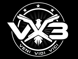 VX3 logo design by uttam